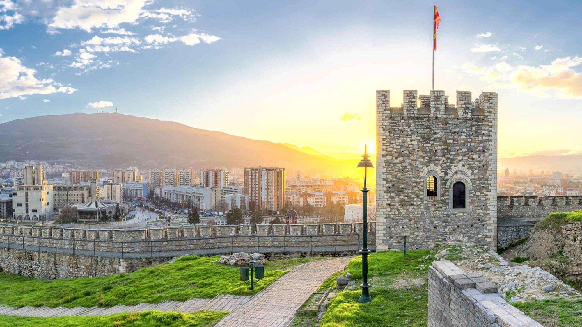 Dm Hostel And Apartments Üsküp Dış mekan fotoğraf